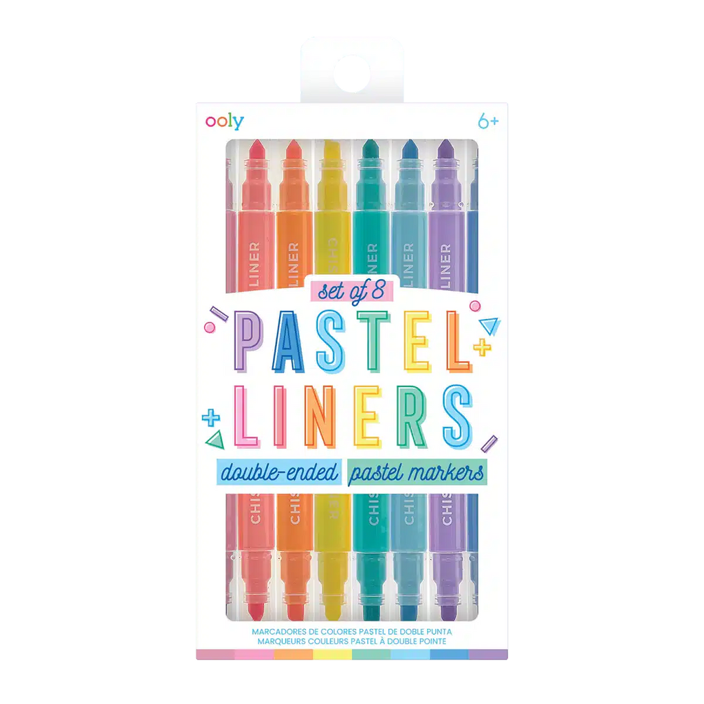 Ooly - Pastel Liners double-ended markers - set of 8 | wineandwaterways