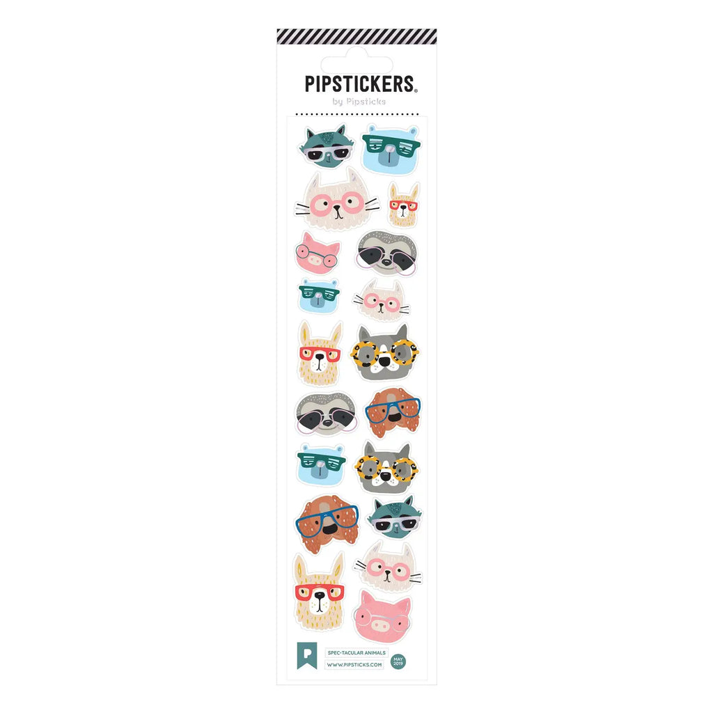 Pipsticks - Spec-tacular Animals sticker sheet | wineandwaterways