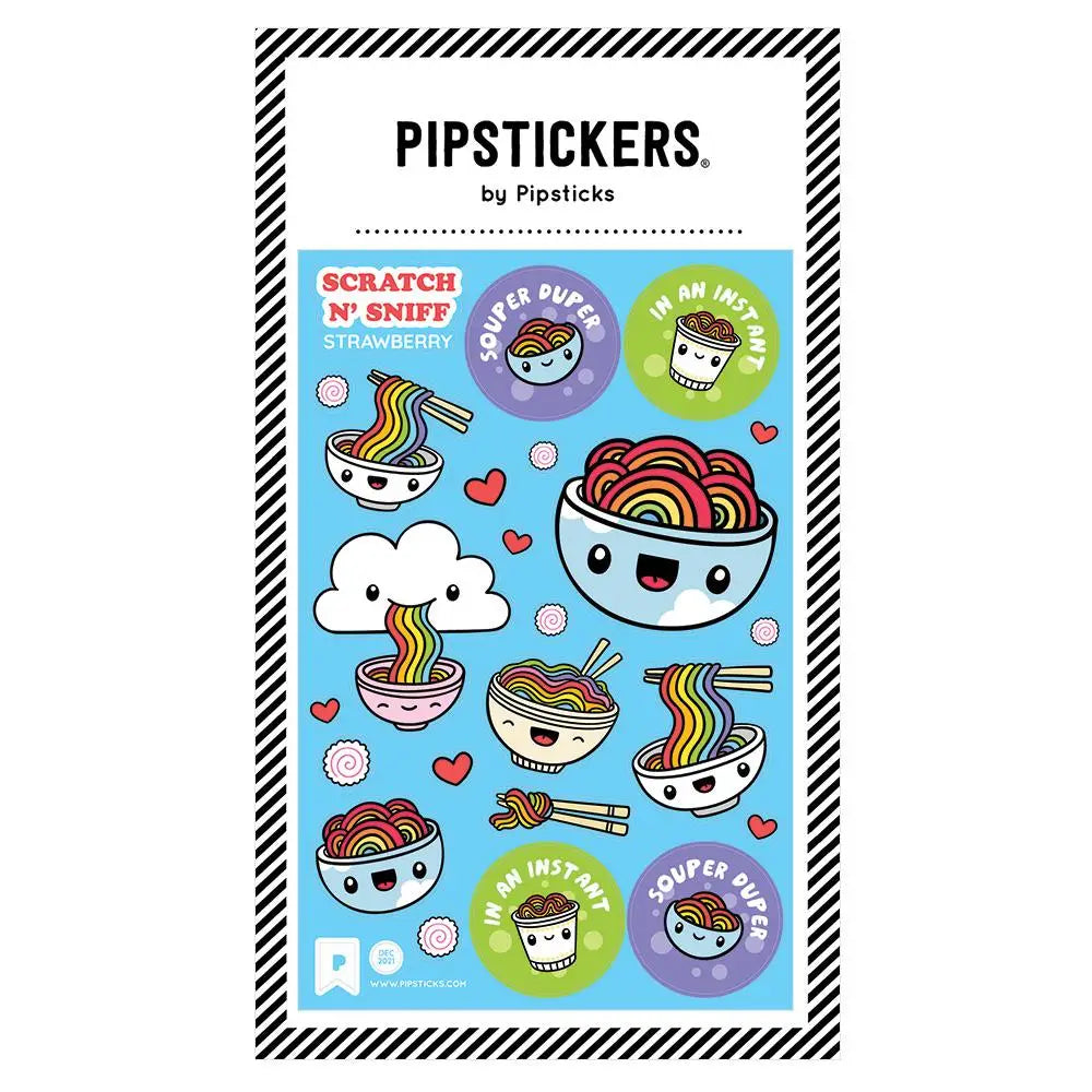 Pipsticks - Instant Happiness scratch 'n sniff sticker sheet | wineandwaterways