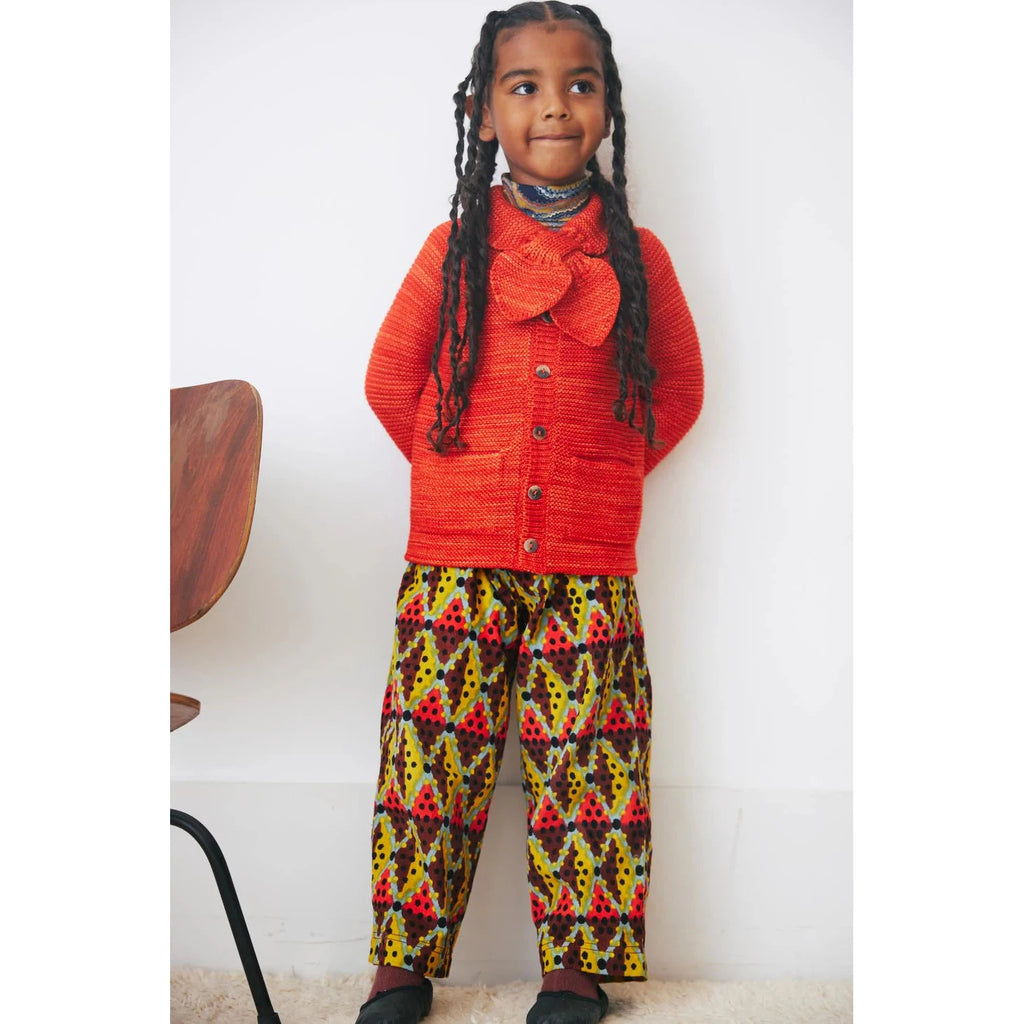 Misha & Puff - Scout cardigan - Red Flame | wineandwaterways