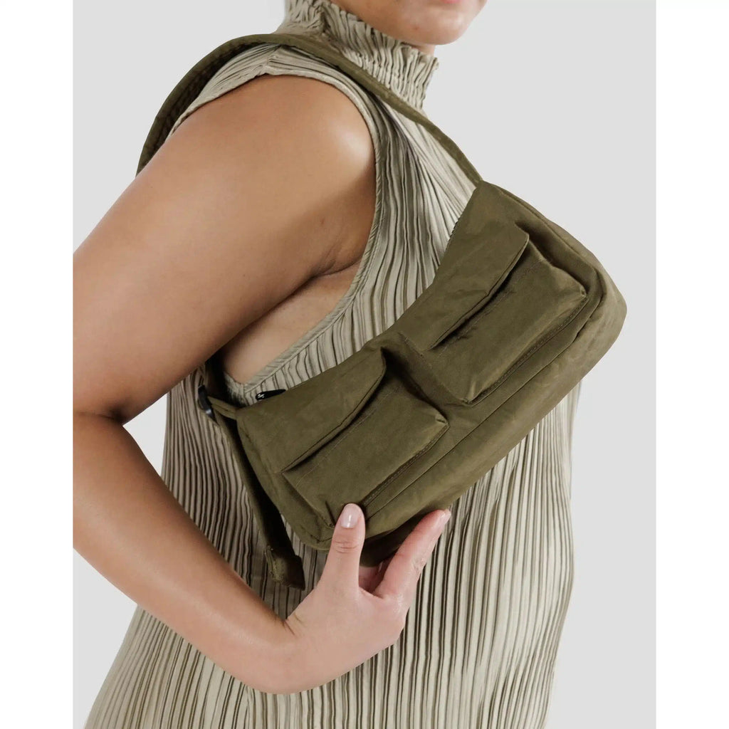 Baggu - Cargo Shoulder bag - Seaweed | wineandwaterways