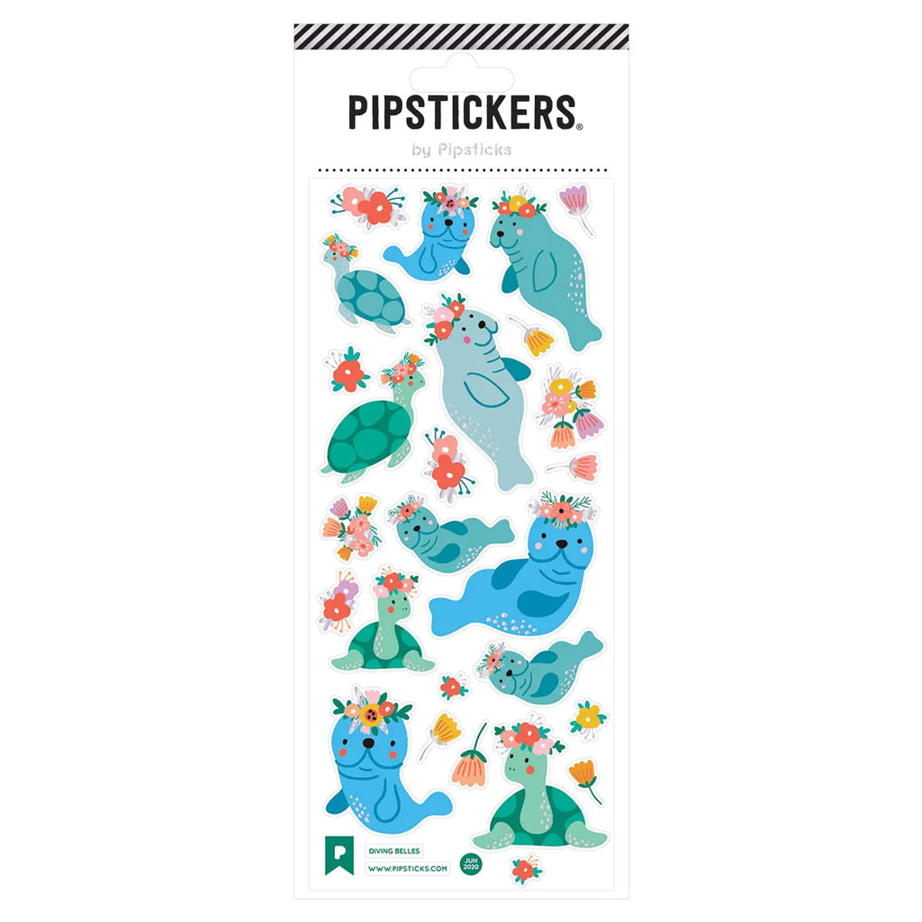 Pipsticks - Diving Belles sticker sheet | wineandwaterways