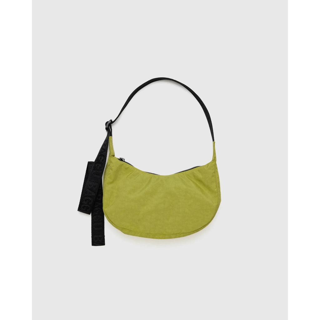 Baggu - Small Nylon Crescent bag - Lemongrass | wineandwaterways