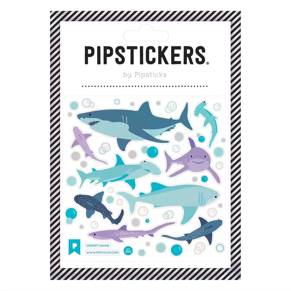 Pipsticks - Chompy Chums sticker sheet | wineandwaterways