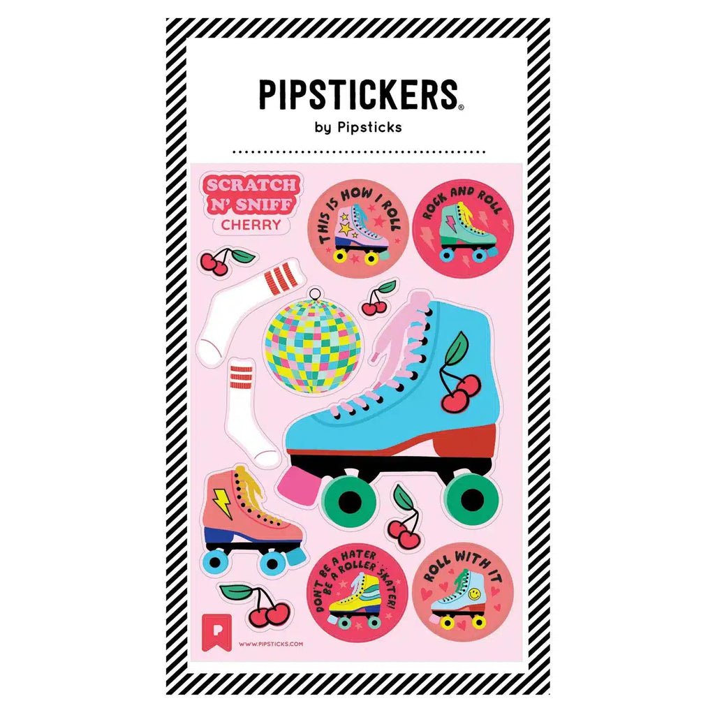 Pipsticks - Roll With It scratch 'n sniff sticker sheet | wineandwaterways