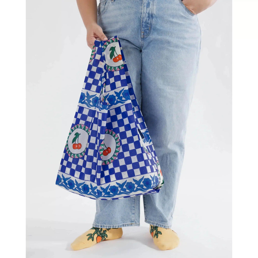 Baggu - Standard Baggu reusable bag - Cherry Tile | wineandwaterways