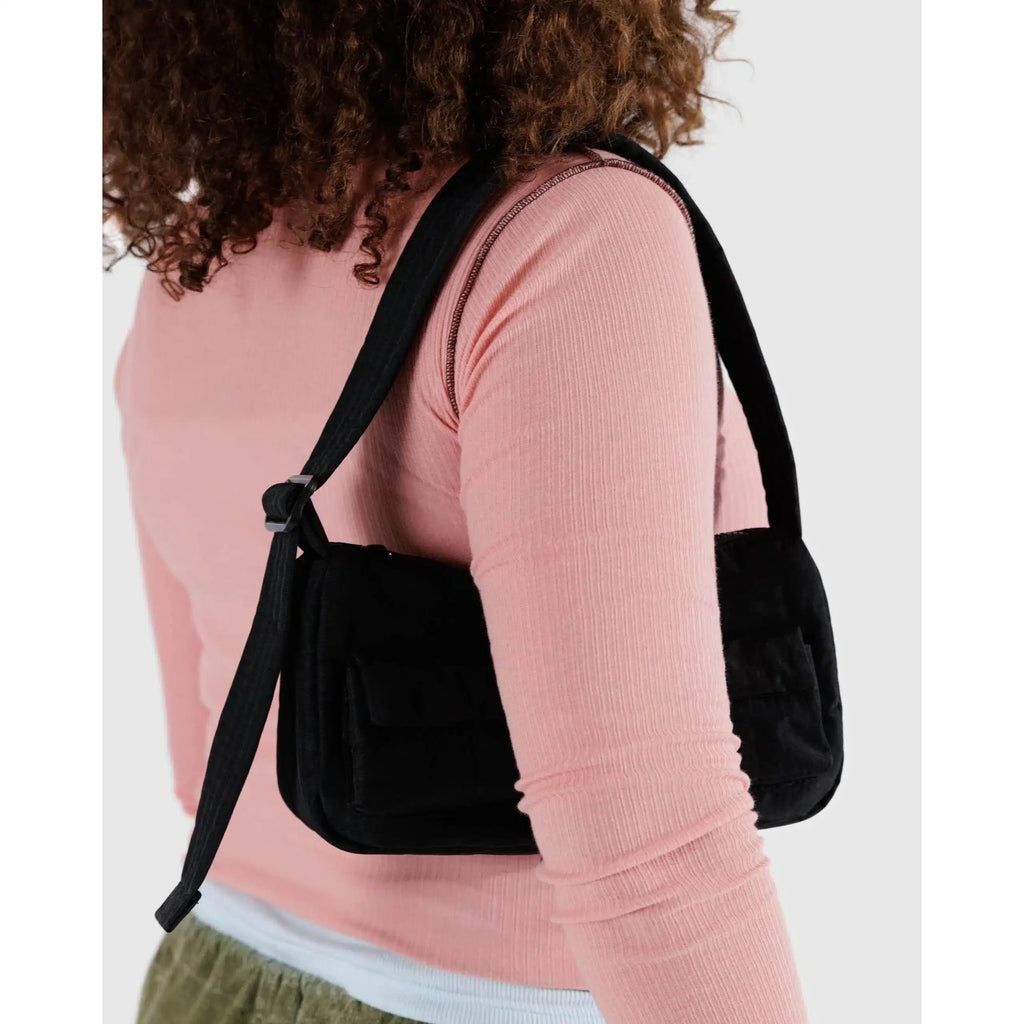 Baggu - Cargo Shoulder bag - Black | wineandwaterways