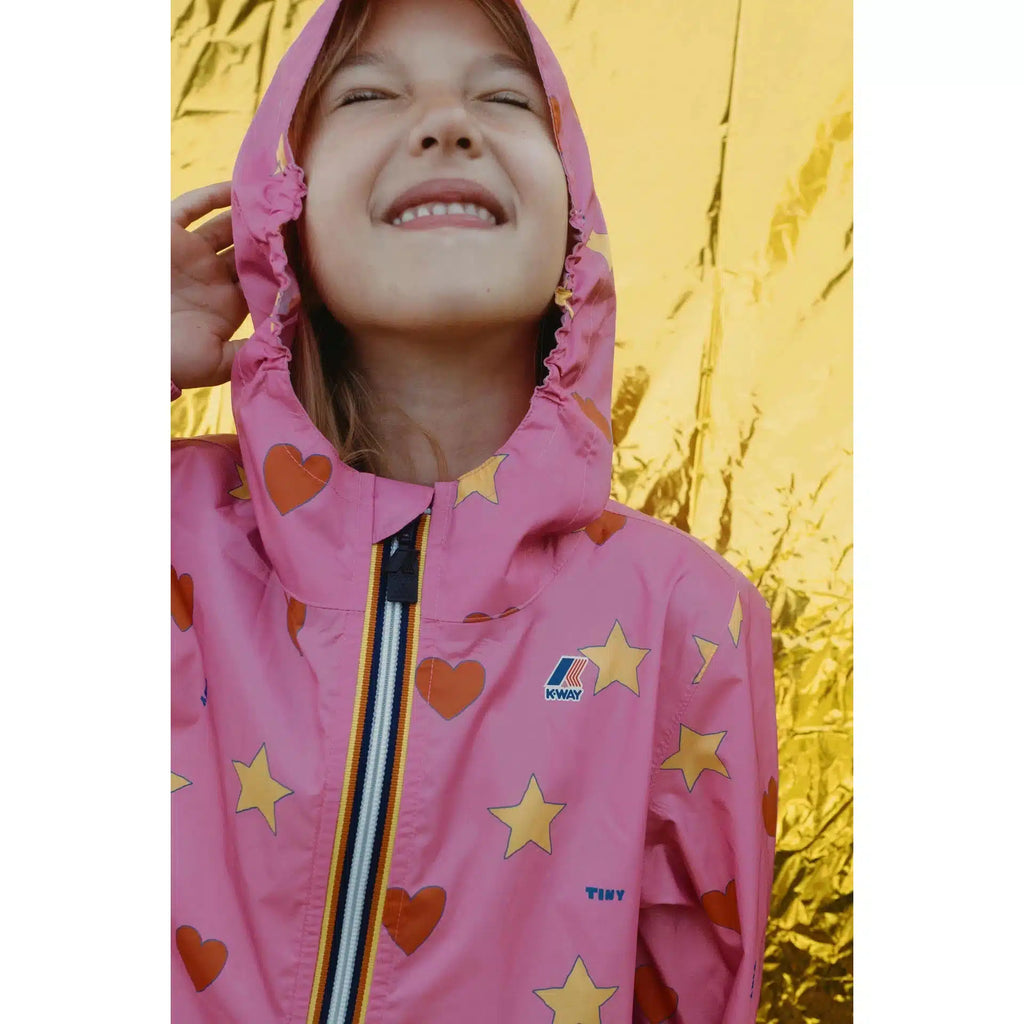 Tiny Cottons x K-Way - Hearts & Stars jacket | wineandwaterways